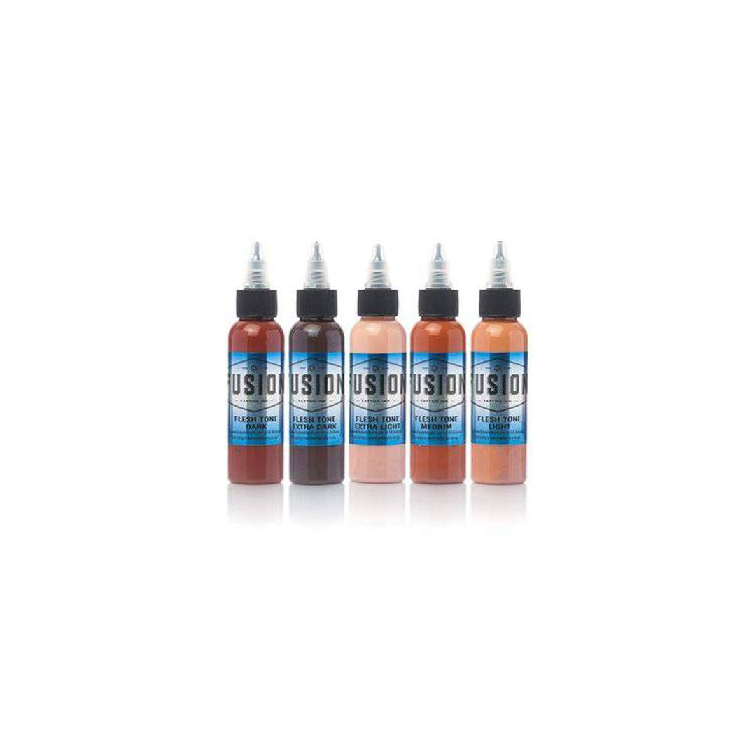 Fusion - Flesh Tone Set from Fusion Tattoo Ink - The Deadly North
