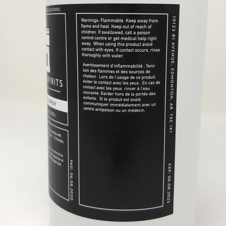 Hand Sanitizer from Strathcona Spirits - The Deadly North