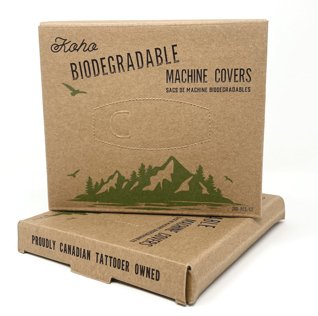 KoHo Biodegradable Machine Bags from Northern Tattoo Supply - The Deadly North