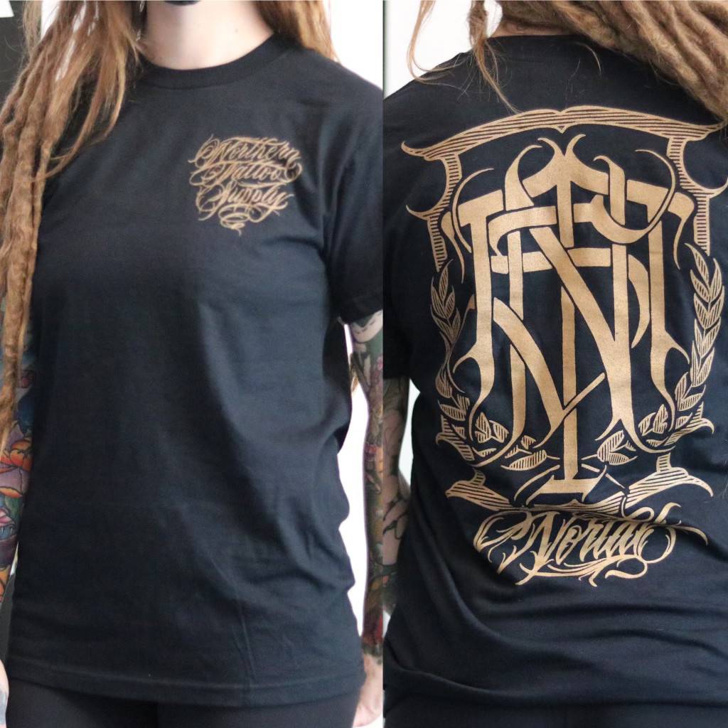 NorTat NTS Letterhead Tee from Northern Tattoo Supply - The Deadly North
