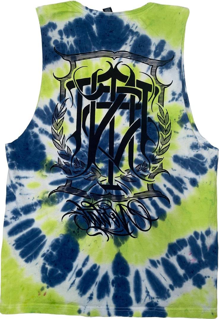NTS Tie Dye tank top from Northern Tattoo Supply - The Deadly North