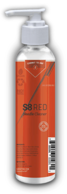 S8 - Red Needle Cleaner from S8 Tattoo - The Deadly North